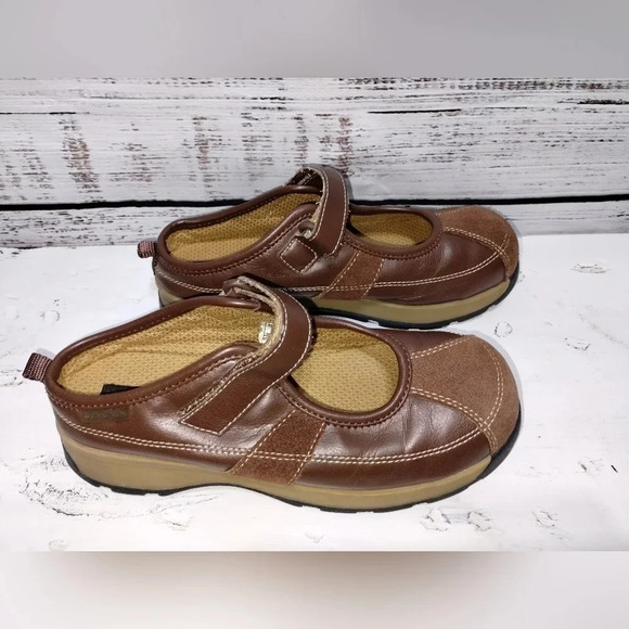 Candies Mary Jane Shoes in‎ Brown size 4 Slip On Comfort Vintage Chunky 90s Y2K - Picture 8 of 10